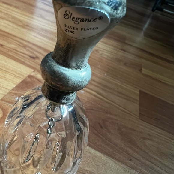Antique crystal bell with silver plated handle - Picture 2 of 4